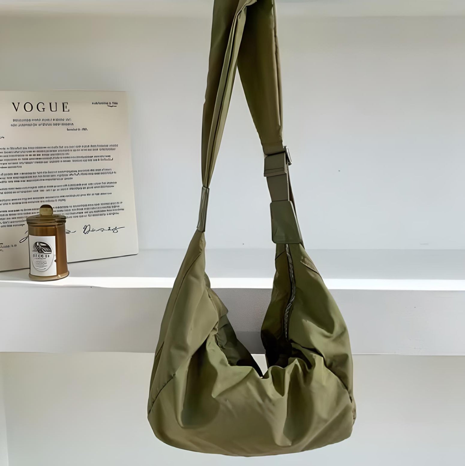 Olive | Puffer Crossbody Bag