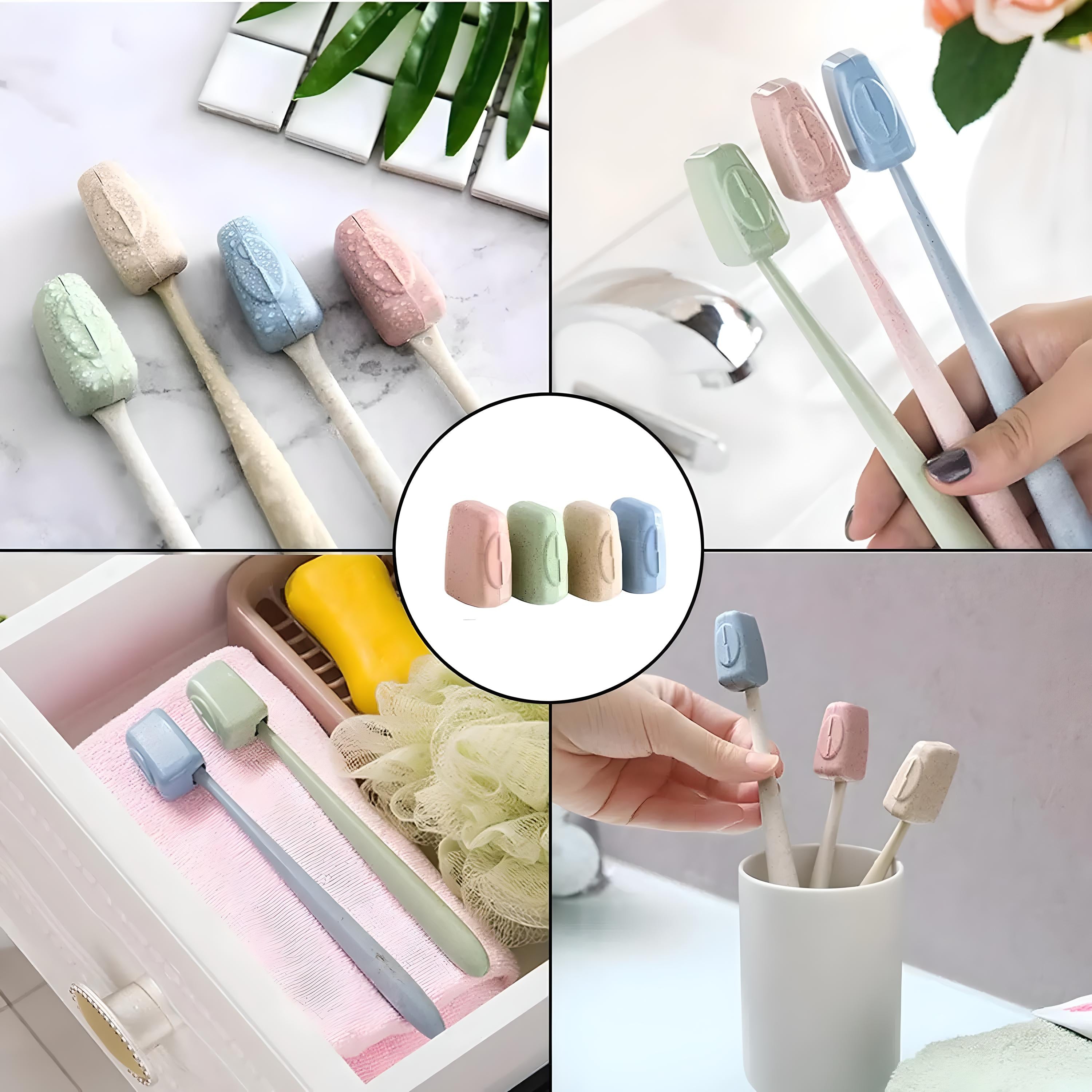 Travel Toothbrush Covers | 4-Pack