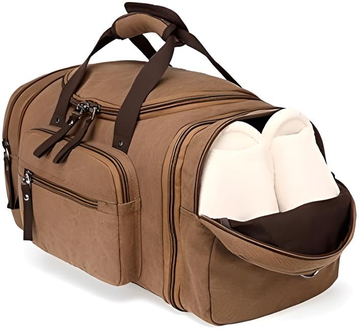 Multi-Compartment Men's Duffle Bag