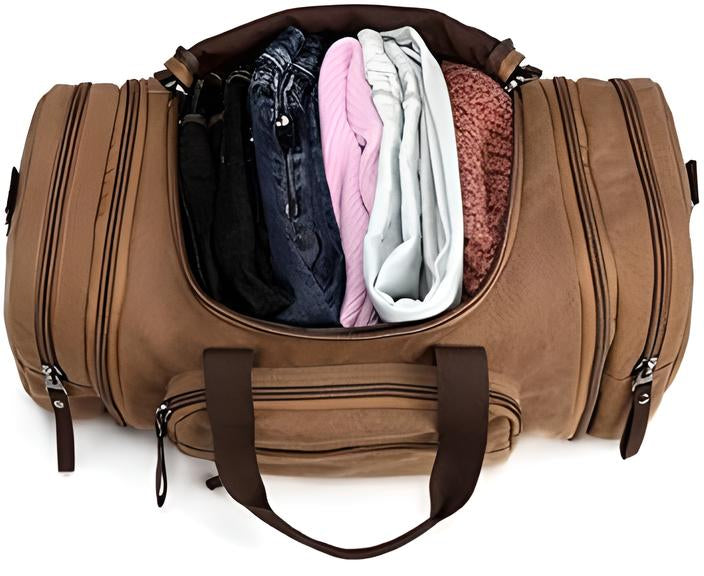 Multi-Compartment Men's Duffle Bag