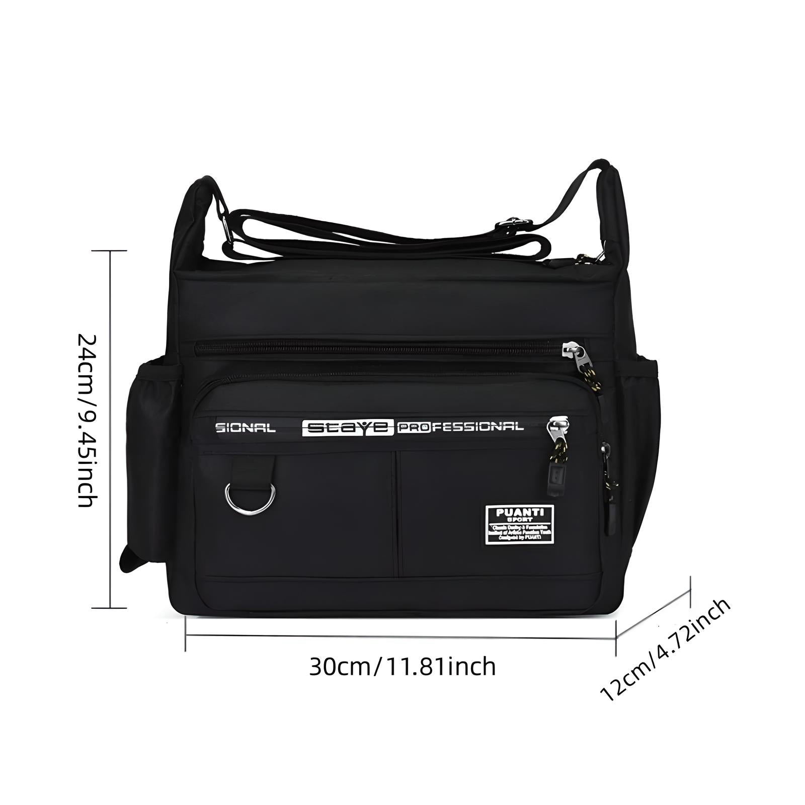 Large Anti-Theft Messenger Bag